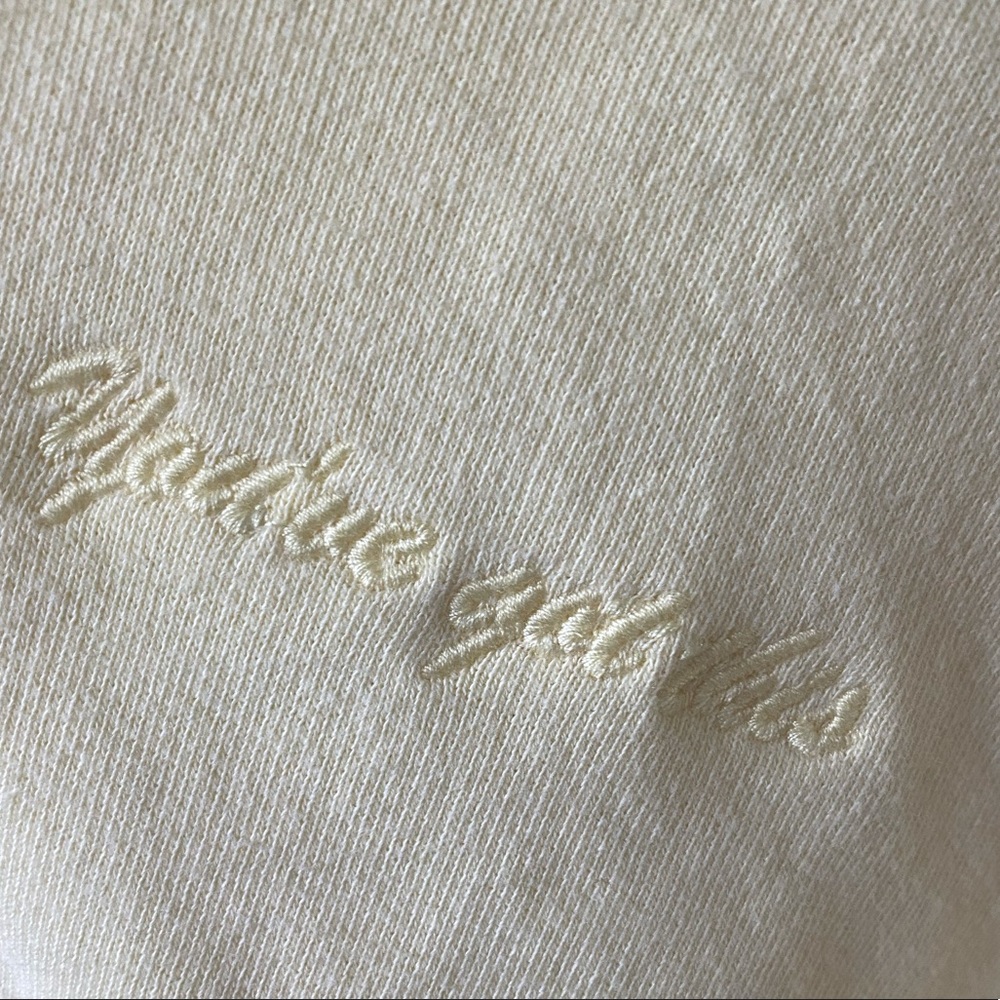 “You’ve got this” embroidered yellow hoodie; M